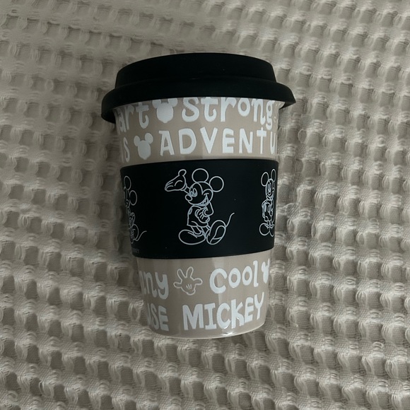 Disney World Disney Parks Mickey Mouse Coffee Cup To Go Mug Ceramic Tea - Picture 1 of 5